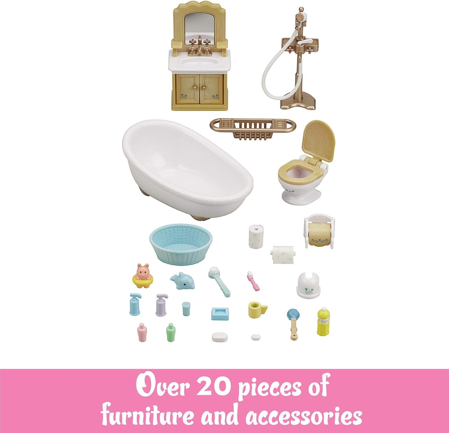 Calico Critters - Country Bathroom Set