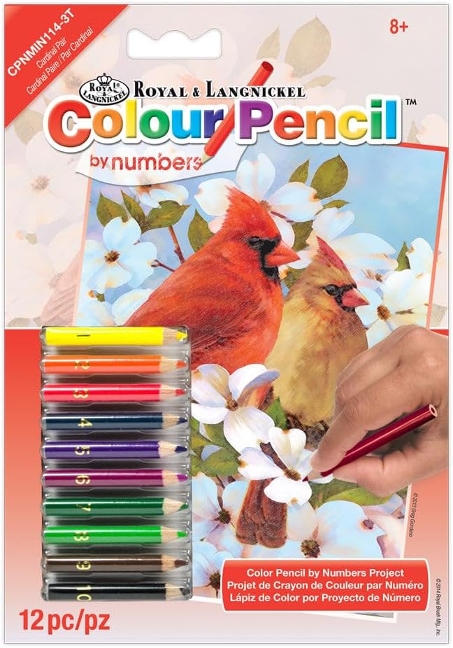 Colour Pencil By Numbers