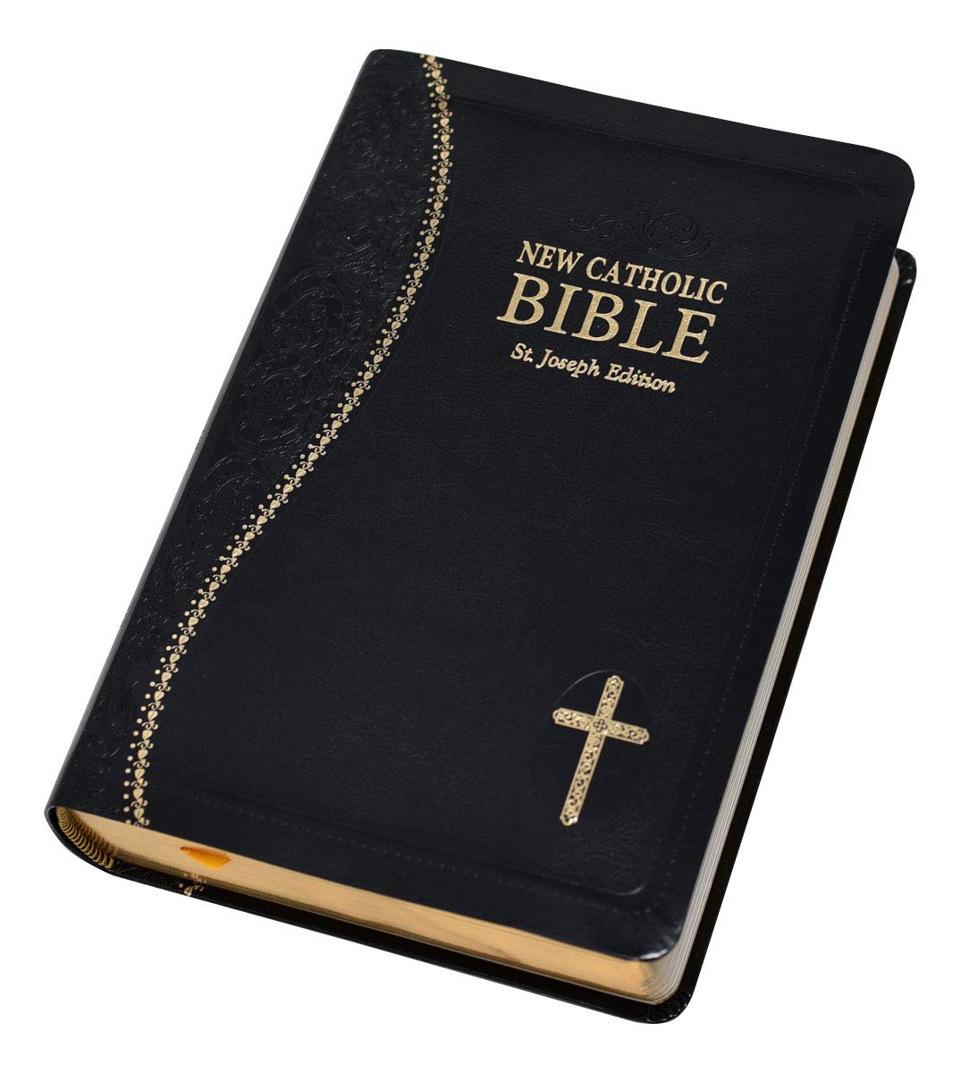 New Catholic Bible Medium Print Dura Lux Black