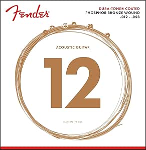 FENDER DURA-TONE .012-.053 ACOUSTIC STRINGS