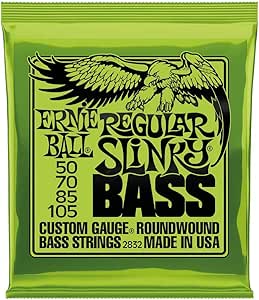 ERNIE BALL REGULAR 4 STRING BASS STRINGS 50-105