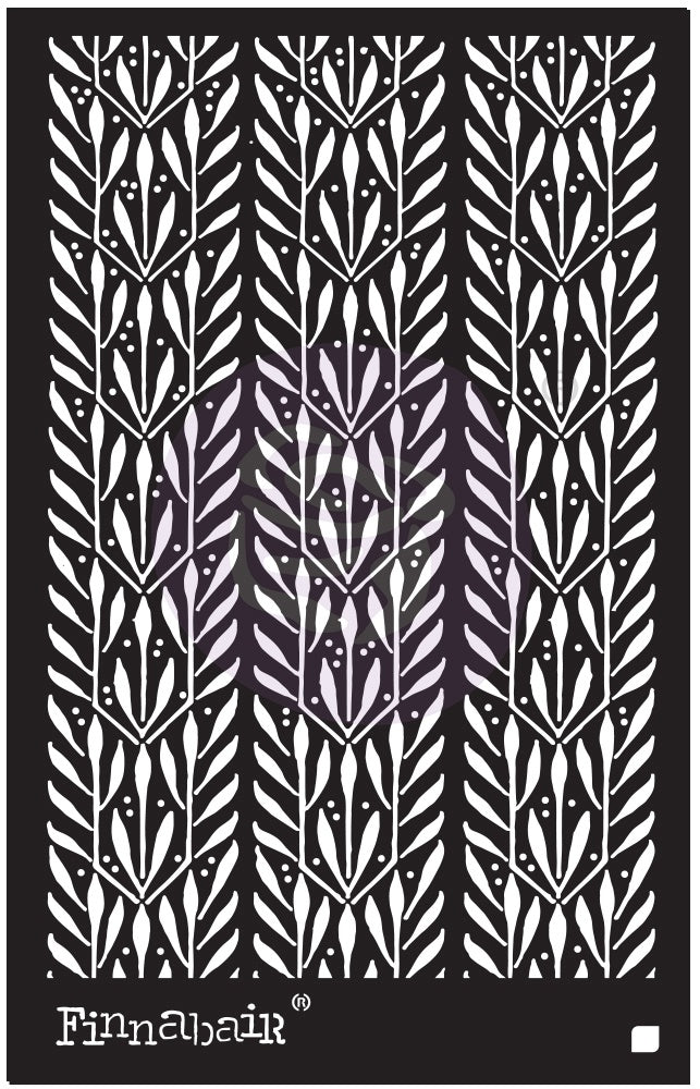 Finnabair - Stencil - Laurels 6x9"