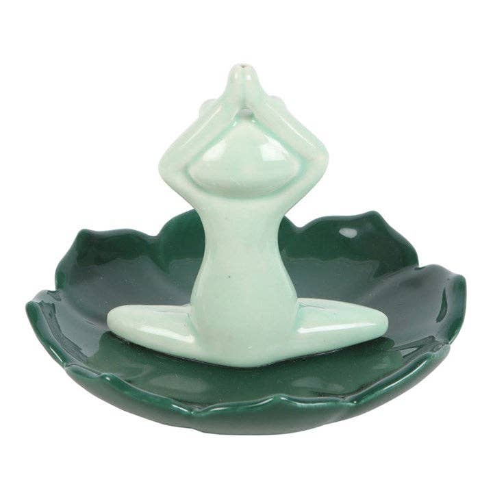 Something Different Wholesale Yoga Frog Incense Stick Holder