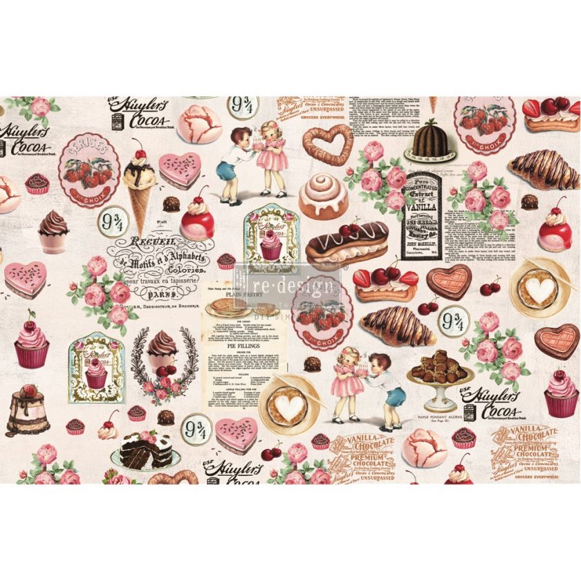 Re-Design With Prima® Decoupage Decor Tissue Paper - Super Decadent - 19x30"