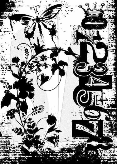 Stampers Anonymous - Tim Holtz - Cling Mounted Rubber Stamps - Fairy Garden