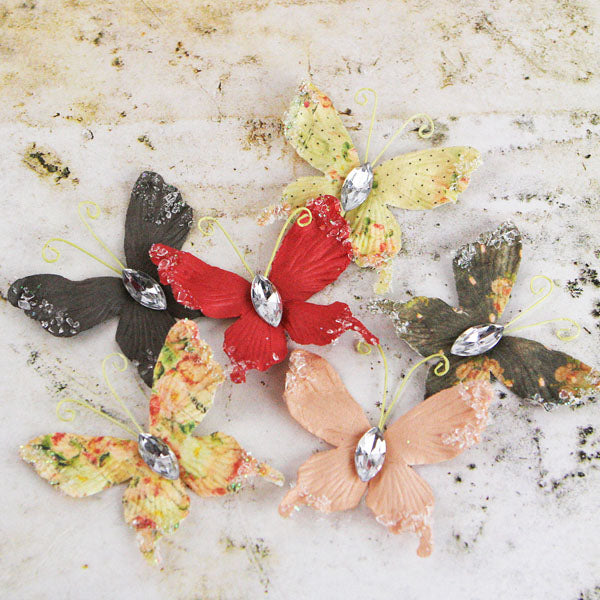 Prima Butterflies Papillons Tea Time