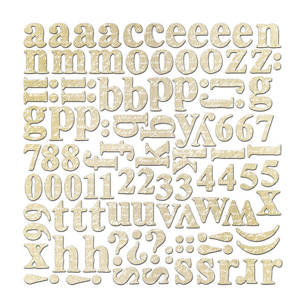Prima Resist Alphabet