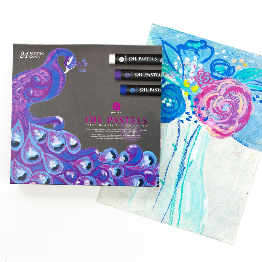 Prima Marketing - Soft Oil Pastels 24pcs