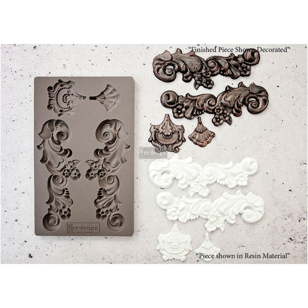 Re-Design With Prima® Decor Moulds - Groeneville Crest 5x8"
