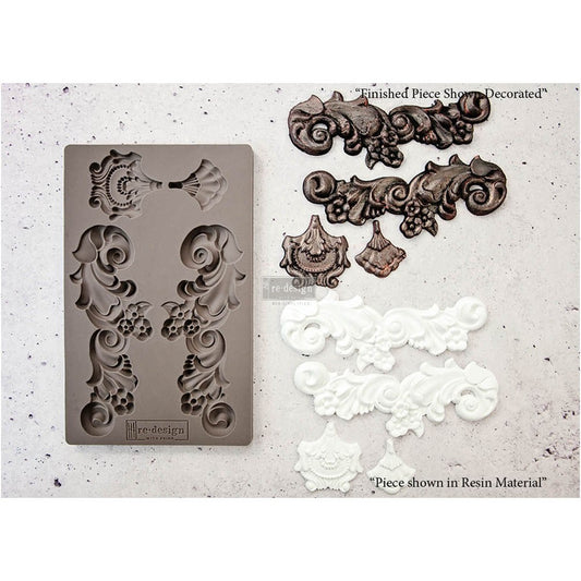 Re-Design With Prima® Decor Moulds - Groeneville Crest 5x8"