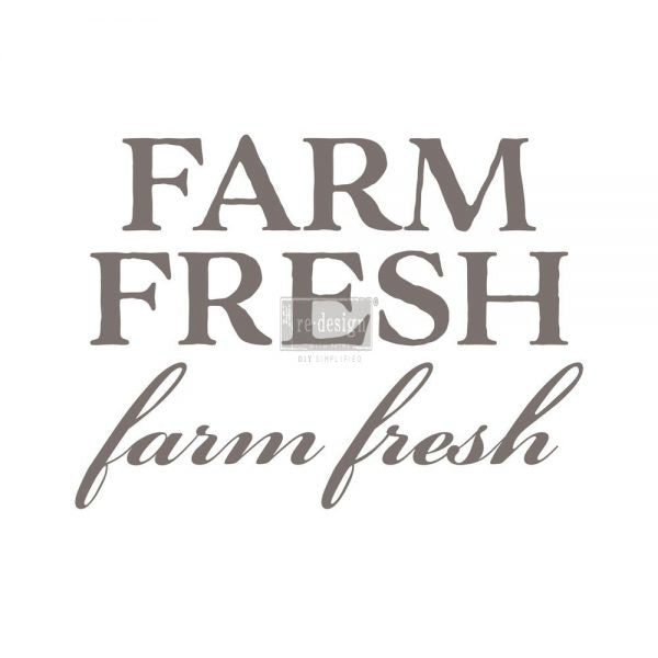 Farm Fresh Decor Transfer
