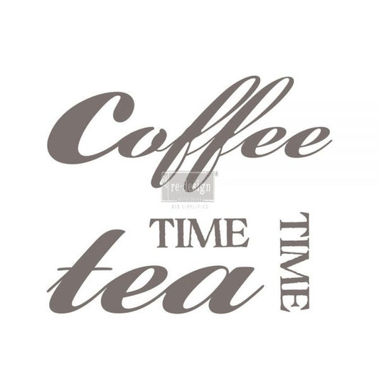 Re-Design Decor Transfer Coffee Time