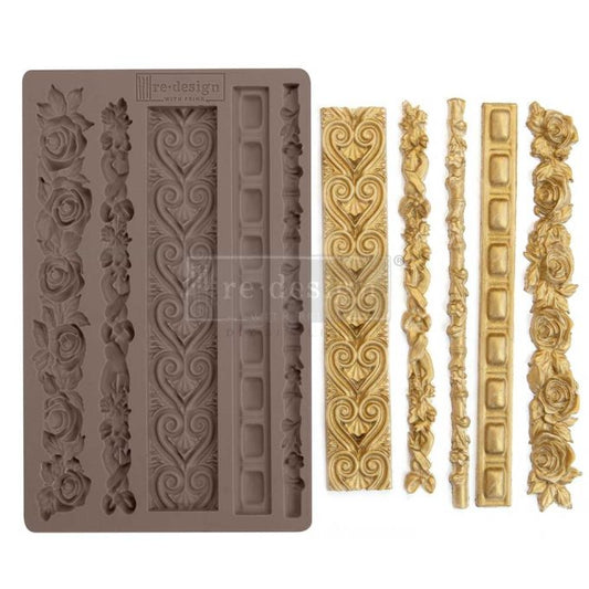 Re-Design With Prima® Decor Moulds - Elegant Borders 5x8"