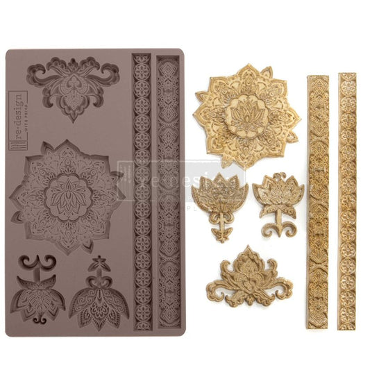 Re-Design With Prima® Decor Moulds - Agadir Patterns 5x8"