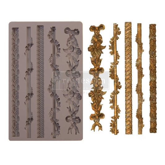 Re-Design With Prima® Decor Mould - Sicilian Borders 5x8"
