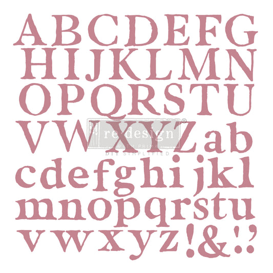 Re-Design Decor Stamp Alpha