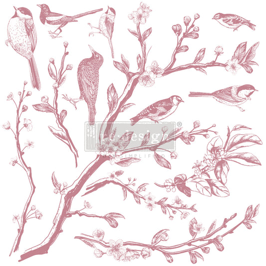 Clearly Aligned Decor Stamp Springtime