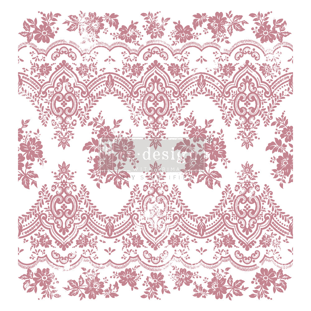 Clearly Aligned Decor Stamps - Vintage Wallpaper - 12x12"