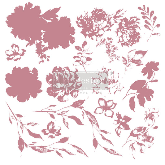 Decor Stamp Clear Cling Stamp Sweet Blossoms