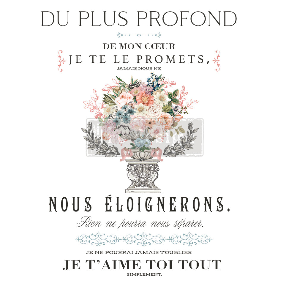 Re-Design With Prima® Decor Transfers -Royal Bouquet - 24x35"
