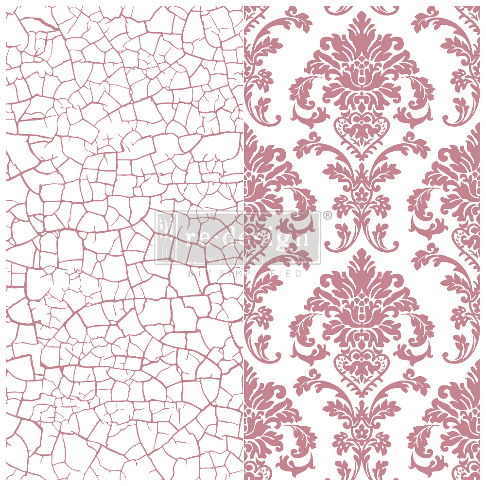Clearly Aligned Decor Stamps - Imperial Crackle - 12x12"