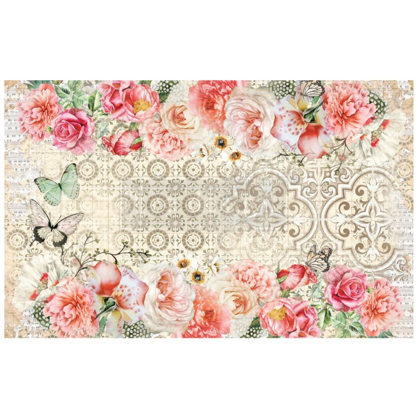 Redesign Decoupage Tissue Paper Living Coral