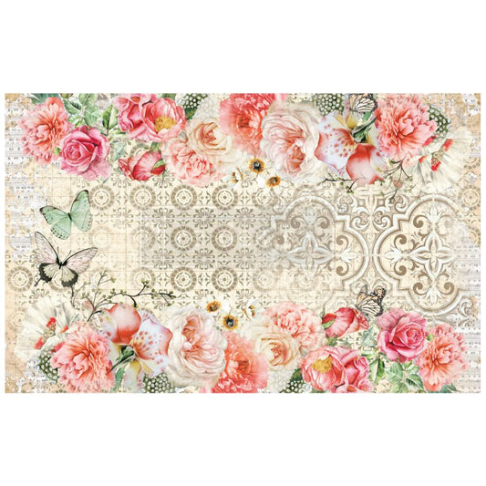 Redesign Decoupage Tissue Paper Living Coral