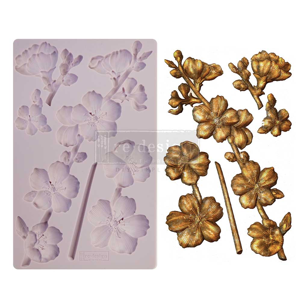 Re-Design With Prima® Decor Moulds – Botanical Blossoms 5x10"