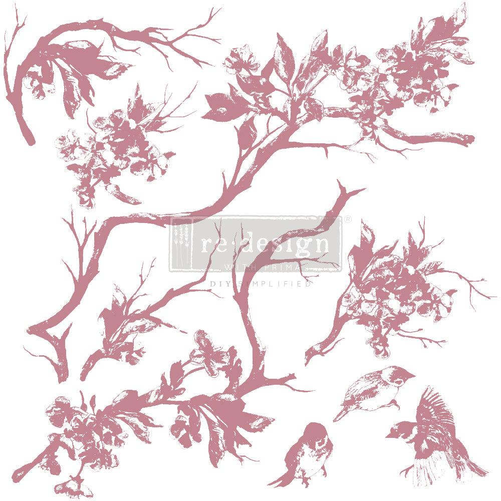 Clearly Aligned Decor Stamps - Forest Aviary - 12x12" (9 pcs)