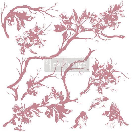 Clleary Aligned Decor Stamp Forest Aviary