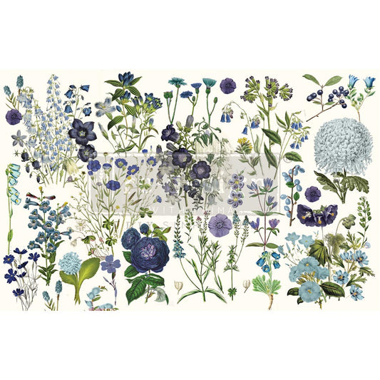 Re-Design With Prima® Decoupage Tissue Paper - Blue Meadows 19.5x30"
