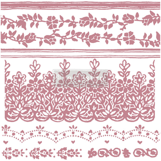 Decor Stamp Floral Borders