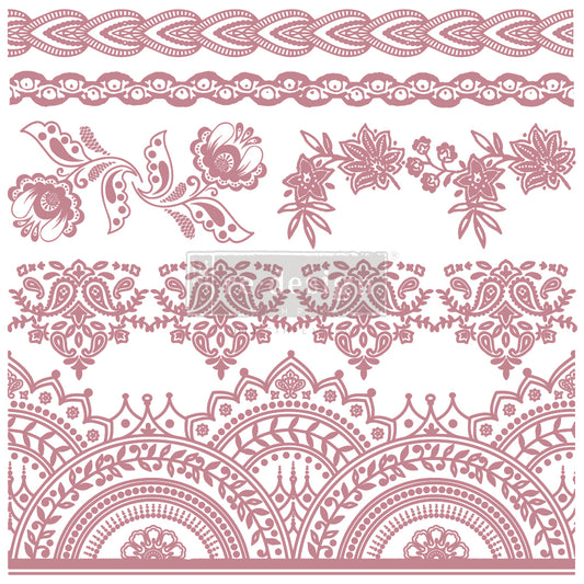 Clearly Aligned Decor Stamp Bohemian Florals