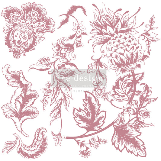 Clearly Aligned Decor Stamp Rustic Floral Elements