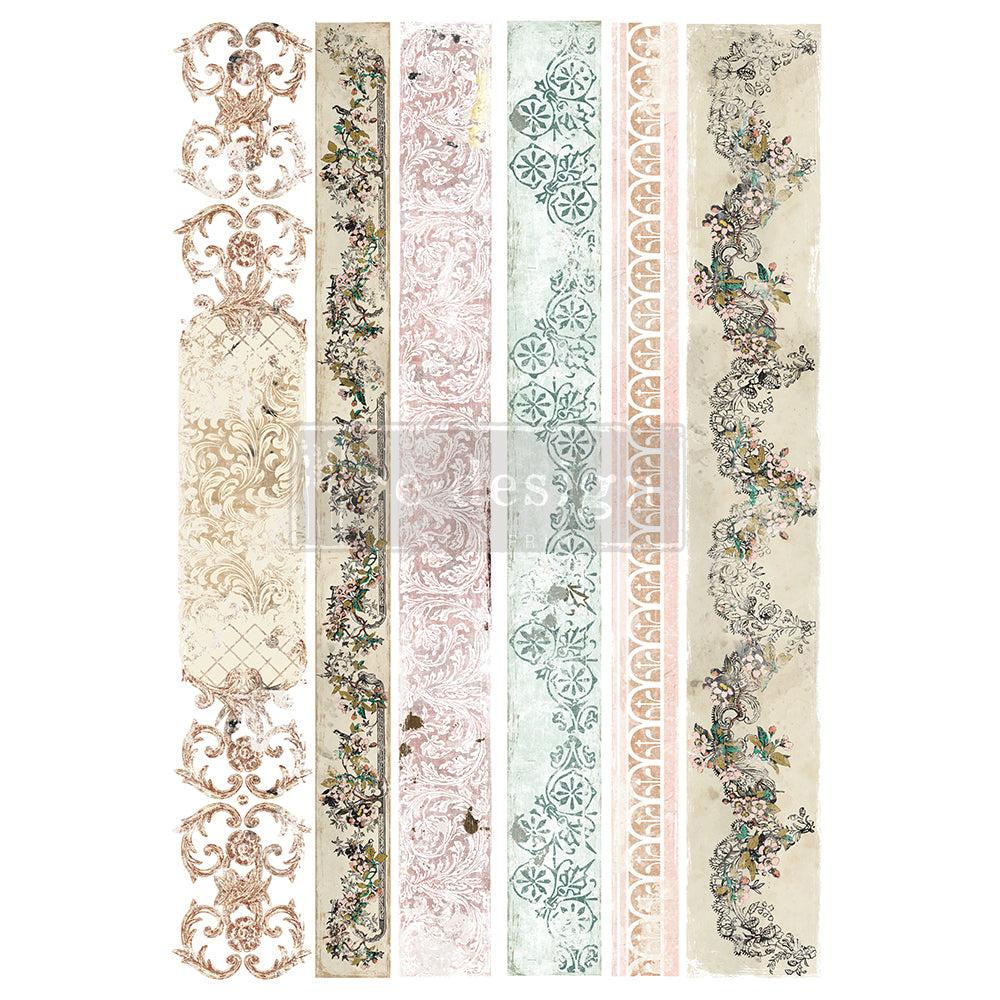 Re-Design With Prima® Decor Transfers - Distressed Borders - 24x35"