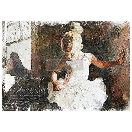 Re-Design With Prima® A1 Decoupage Rice Paper - Dancer 23.4x33.1"