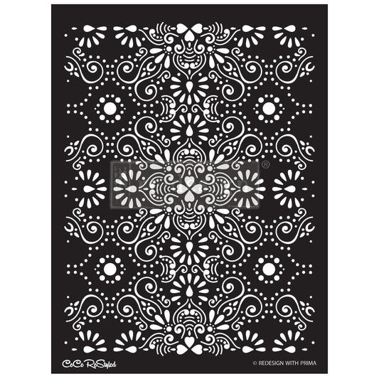 Redesign Stencil, Eastern Abstract