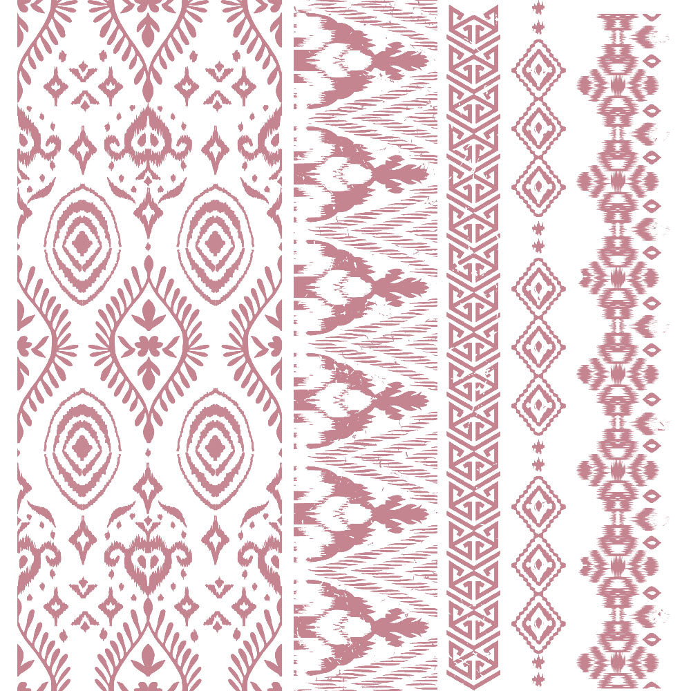 Clearly Aligned Decor Stamps - Elemental Borders - 12x12" (5 pcs)