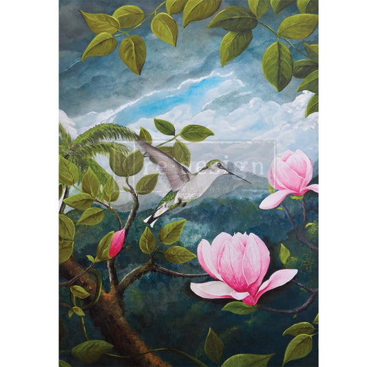 Re-Design With Prima® Decoupage Rice Paper - Spring Magnolias 23.4x33.1"