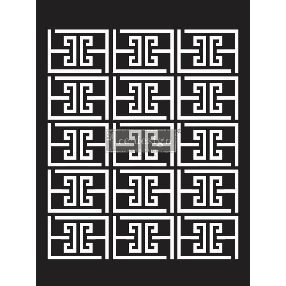 Re-Design With Prima® Decor Stencil : Something Geometric 9x12"