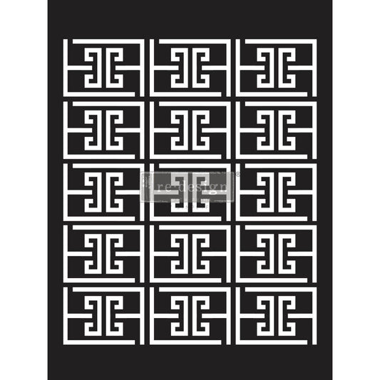 Redesign Decor Stencil Something Geometric 9x12