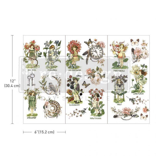 Re-Design Decor Transfer Flower Children