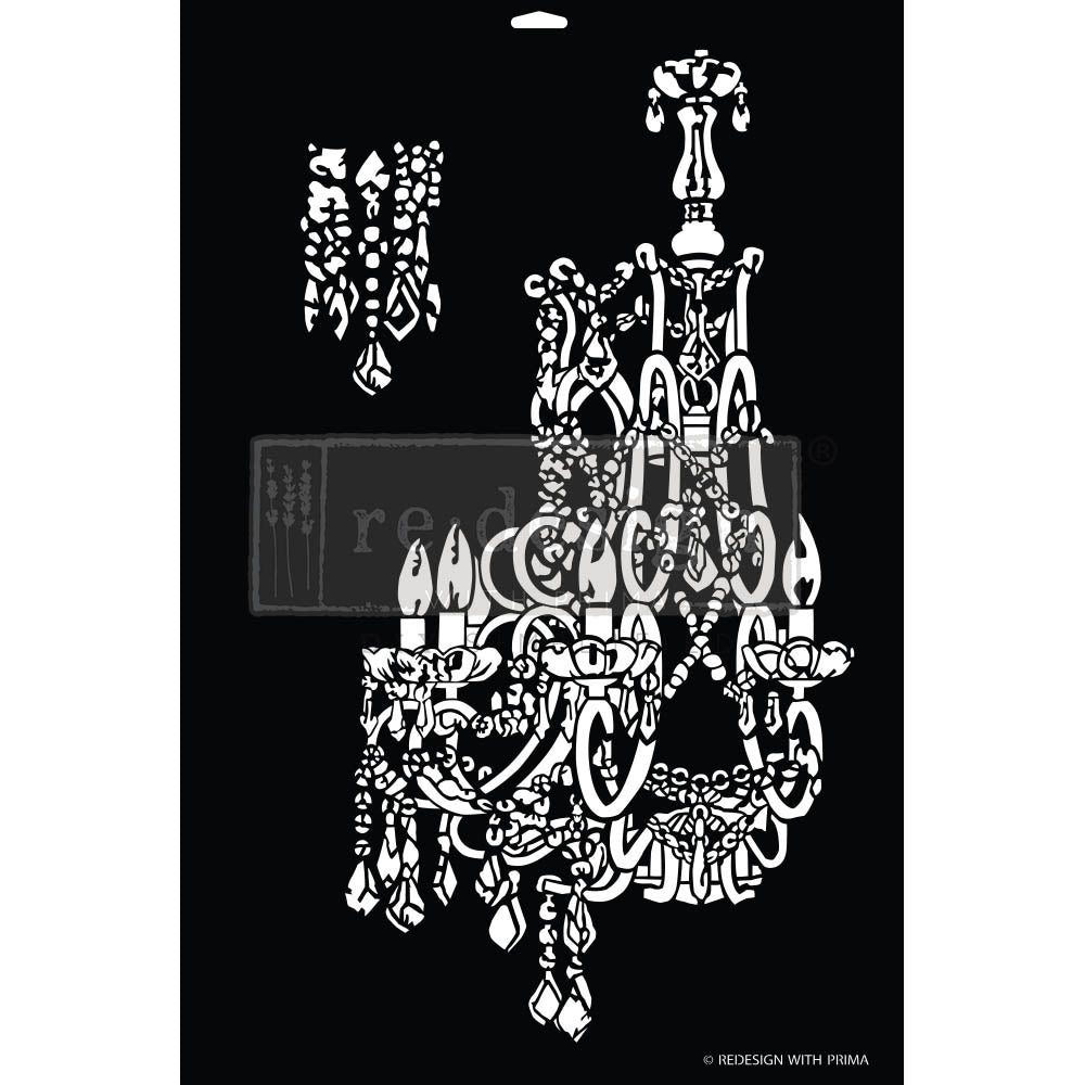Re-Design With Prima® Decor Stencil : Empire Chandler 16x24"