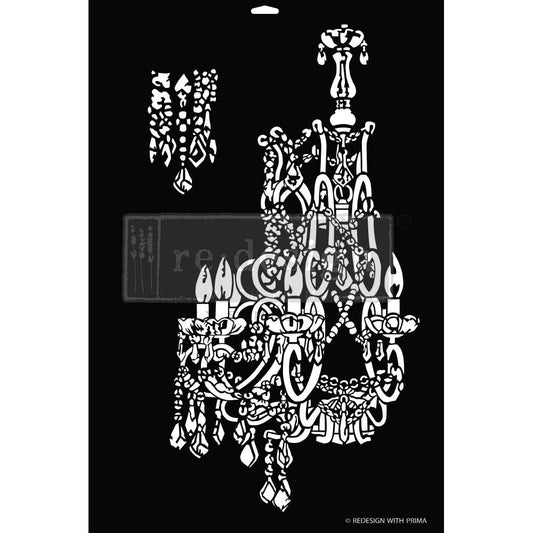 Redesign Decor Stencil 16x247 Empire Chandelier