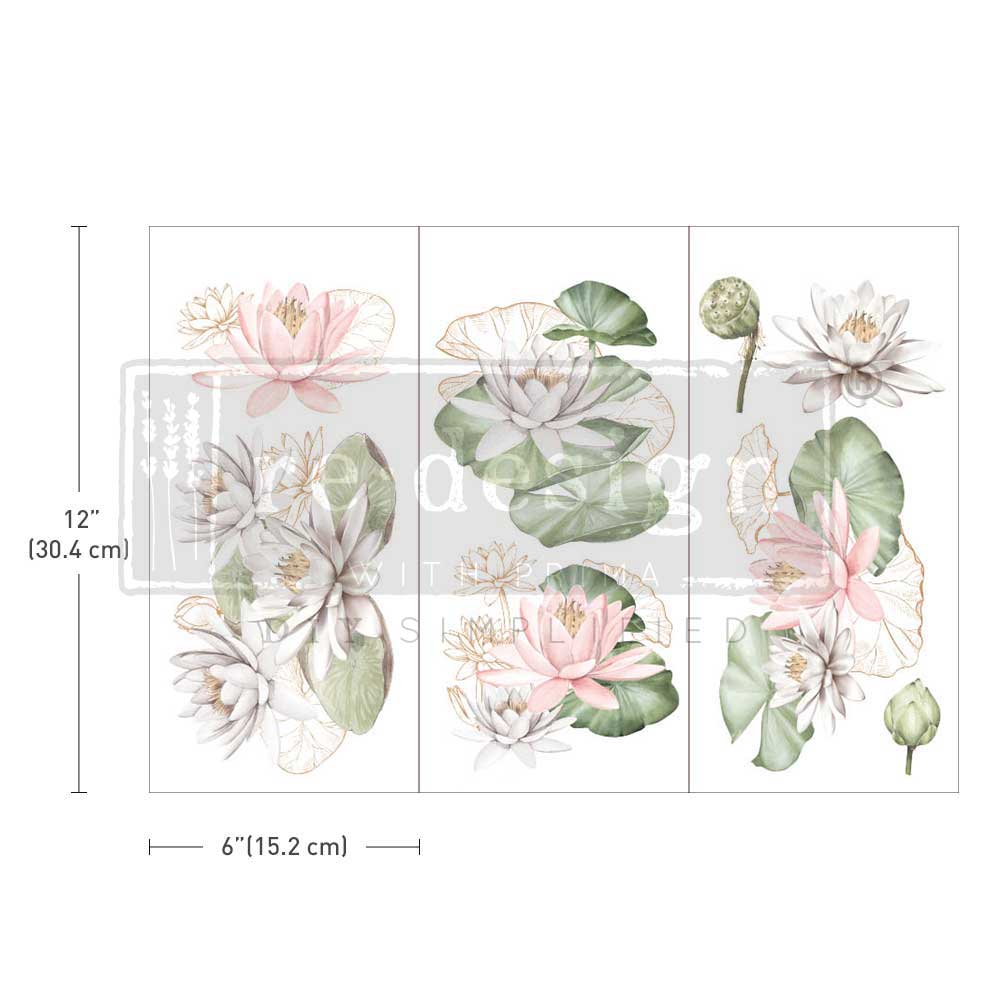 Decor Transfer Water Lilies