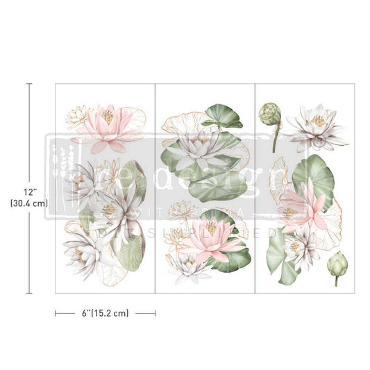 Decor Transfer Water Lilies