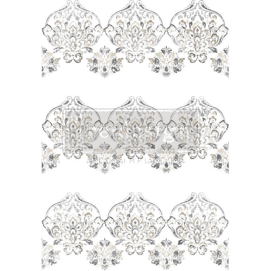 Re-Design With Prima® Decor Transfer - Antique Damask 24x35"
