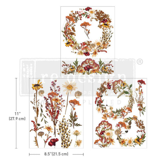 Redesign Dried Wildflower Midi Transfer