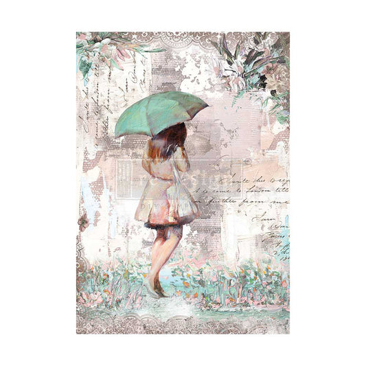 Re-Design With Prima® A1 Decoupage Fiber - Rainy Afternoon 23.4x33.1"