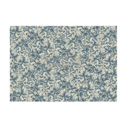 Re-Design With Prima® A1 Decoupage Fiber - Blue Wallpaper 23.4x33.1"
